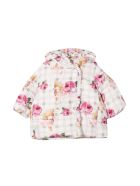 Monnalisa Floral Down Jacket Baby Monnalisa Monnalisa Floral Down Jacket Baby Monnalisa
