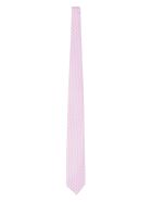 Salvatore Ferragamo Silk Tie With Micro Pattern Salvatore Ferragamo Silk Tie With Micro Pattern - Pink