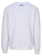 "profondo Rosso" Sweatshirt MSGM "profondo Rosso" Sweatshirt - Opticalwhite