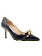 Ninalilou Leather Pumps Ninalilou Leather Pumps - BURGUNDY