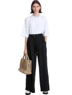 Palm Angels Pants In Black Cotton Palm Angels Pants In Black Cotton - black