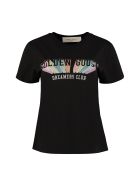 Golden Goose Ania Crew-neck Cotton T-shirt Golden Goose Ania Crew-neck Cotton T-shirt - black