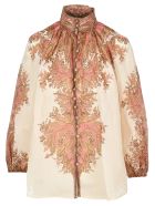 Zimmermann The Brighton Paisley Blouse Zimmermann The Brighton Paisley Blouse - PASLEY SORBET