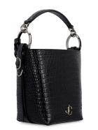 Jimmy Choo Varenne Leather Bucket Bag Jimmy Choo Varenne Leather Bucket Bag - black