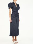 Ganni Stretch Stripe Dress Ganni Stretch Stripe Dress - Blu