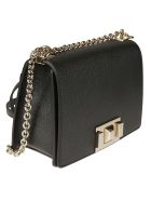 Furla Flap Chain Shoulder Bag Furla Flap Chain Shoulder Bag - Black