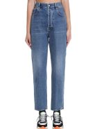 Golden Goose Kim Jeans In Blue Denim Golden Goose Kim Jeans In Blue Denim - blue
