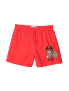 Moschino Swimsuit With Print Moschino Swimsuit With Print - Rosso