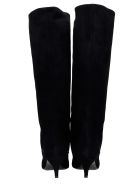 Alchimia Low Heels Boots In Black Suede Alchimia Low Heels Boots In Black Suede - black
