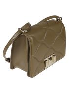 Furla Quilted Flap Shoulder Bag Furla Quilted Flap Shoulder Bag - Fango
