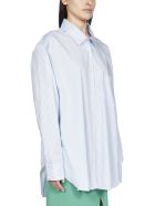 Georgiana Oversized Striped Cotton Shirt Andamane Georgiana Oversized Striped Cotton Shirt - Cielo_white
