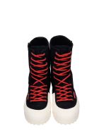 Superga Warmcotton Sneakers In Black Canvas Superga Warmcotton Sneakers In Black Canvas - black