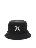 Kenzo Bucket Hat With Cross Logo Kenzo Bucket Hat With Cross Logo - Nero