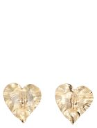 Saint Laurent 'heart' Earrings Saint Laurent 'heart' Earrings - Or Laiton Argent Ox