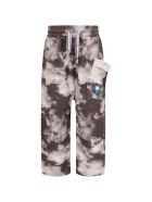 Goganga Black Pants With Grey Clouds Goganga Black Pants With Grey Clouds - Grey