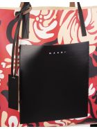 Floral Print Shopper Bag Marni Floral Print Shopper Bag - Red/white