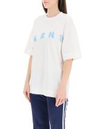 Marni Oversized T-shirt With Logo Marni Oversized T-shirt With Logo - Bianco