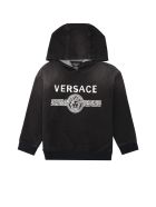 Young Versace Logo Print Cotton Set Young Versace Logo Print Cotton Set - grey