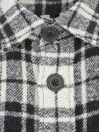 Destin Surl Worker Grant Fleecy Checked Shirt Destin Surl Worker Grant Fleecy Checked Shirt - Bianco Nero