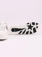 Jimmy Choo Calf Leather Glitter Stripe Jimmy Choo Calf Leather Glitter Stripe - X White Silver