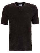 Bottega Veneta Brown Terry Cloth T-shirt Bottega Veneta Brown Terry Cloth T-shirt - Marrone
