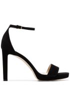 Jimmy Choo Misty Sandals In Suede Leather Jimmy Choo Misty Sandals In Suede Leather - Black