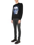 Crew Neck Sweater Alexander McQueen Crew Neck Sweater - Black/ivory