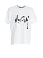MSGM Logo T-shirt MSGM Logo T-shirt - OPTICAL WHITE