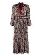 Zimmermann Belted Midi Dress Zimmermann Belted Midi Dress - Multicolor