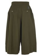 Moncler Buttoned Cropped Trousers Moncler Buttoned Cropped Trousers - Green