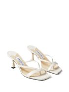 Maelie White Leather Mules Jimmy Choo Maelie White Leather Mules