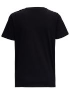 Balmain Jersey Tee With Logo And Embossed Buttons Balmain Jersey Tee With Logo And Embossed Buttons - White/black