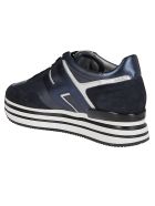 Blue Leather H222 Sneakers Hogan Blue Leather H222 Sneakers - Blue