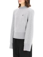 Kenna Sweatshirt With Shoulder Pads The Attico Kenna Sweatshirt With Shoulder Pads - Melange