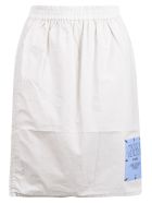 McQ Alexander McQueen Logo Patch Skirt McQ Alexander McQueen Logo Patch Skirt - Cygnus Grey