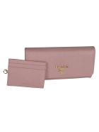 Saffiano Metal Plaque Continental Wallet Prada Saffiano Metal Plaque Continental Wallet