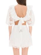 Lulu Scallop Frill Top Zimmermann Lulu Scallop Frill Top - Bianco