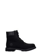Timberland 6in Prem Combat Boots In Black Nubuck Timberland 6in Prem Combat Boots In Black Nubuck - black