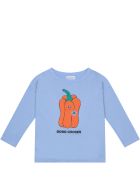 Bobo Choses Light Blue T-shirt For Boy With Pepper Bobo Choses Light Blue T-shirt For Boy With Pepper - Light Blue