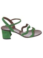 L'Autre Chose Side Buckled Strappy Sandals L'Autre Chose Side Buckled Strappy Sandals - Green