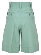 See By Chloe' Flared Shorts See by Chloé See By Chloe' Flared Shorts - BERYL GREEN