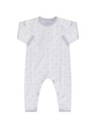 Light Blue Babygrow With Logos For Babykid Givenchy Light Blue Babygrow With Logos For Babykid - Blu cielo