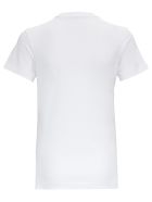 Moncler Jersey T-shirt With Logo Inlay Moncler Jersey T-shirt With Logo Inlay - White