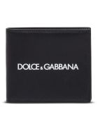 Dolce & Gabbana Leather Wallet With Logo Dolce & Gabbana Leather Wallet With Logo - Black