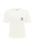 RED Valentino T-shirt With Clover Embroidery RED Valentino T-shirt With Clover Embroidery - WHITE