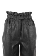 Philosophy di Lorenzo Serafini Black Trousers In Faux Leather Philosophy di Lorenzo Serafini Black Trousers In Faux Leather - Nero