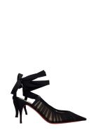 Christian Louboutin Goya Ruban Pumps In Black Satin Christian Louboutin Goya Ruban Pumps In Black Satin - black