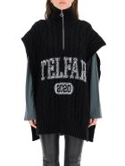 Telfar Sleeveless Cable-knit Sweater Telfar Sleeveless Cable-knit Sweater - BLACK (Black)