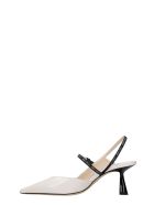 Jimmy Choo Ray 65 Pumps In White Leather Jimmy Choo Ray 65 Pumps In White Leather - white