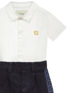 Fendi Kids Romper Suit Fendi Kids Romper Suit - Multicolore